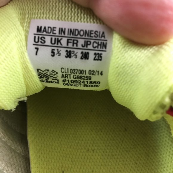 ADIDAS ADIPRENE YELLOW/PINK SHOES WOMENS 7 - Picture 8 of 8